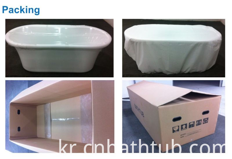 2014 New Design Acrylic Indoor Jacuzzi Massage Bathtub (JL810)